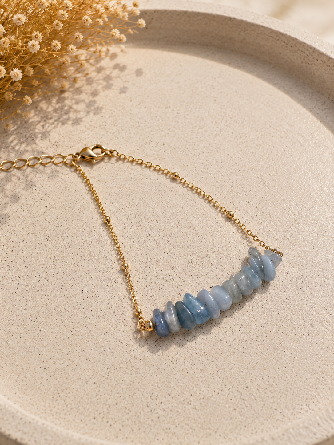 AQUA-GOLD-Splitterarmband
