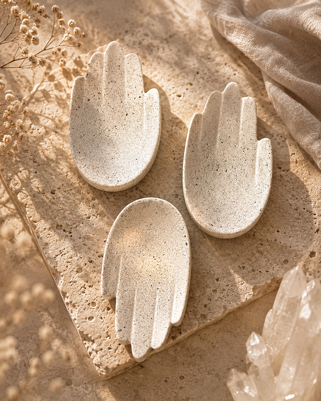 Hand – Schmuck- & Kristallhalter